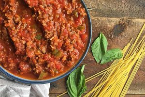 Slow Cooker Spaghetti Meat Sauce