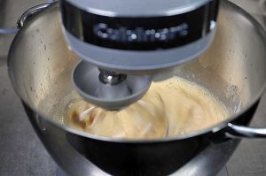 Egg dough mixture being mixed with a Cuisinart SM-55 stand mixer | Foodal