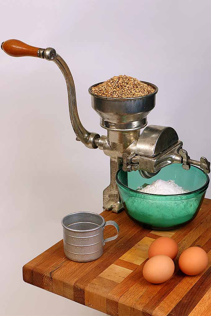 Hand Grain Grinder Mill Hopper Cereal Corn Oats Flour Coffee Food Wheat Machine 