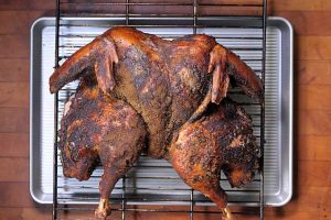 Sage-Rubbed Spatchcocked Smoked Turkey: A Tender and Juicy Bird