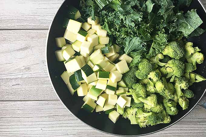 Sauteed Zucchini, Broccoli, and Kale | Foodal.com