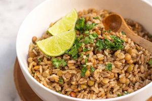 Make a Bold Statement for Your Next Side Dish with Lentil and Brown Rice Salad