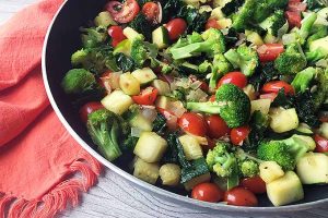 A Fast and Easy Vegetable Saute: Healthy Food for Busy Days