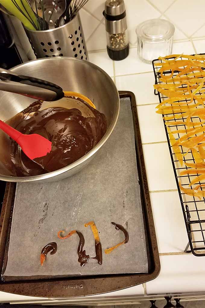 Make your own candied citrus peel at home 3 ways- sweet, sour, and chocolate-dipped. We share the recipe: https://foodal.com/recipes/candy/candied-citrus-peel/