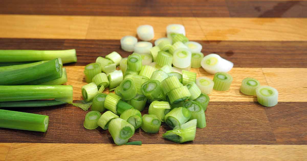 sliced green onion