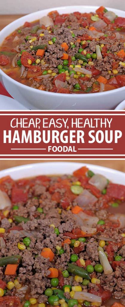Need a fast, easy, and nutritious family meal? And did I mention light on the pocketbook as well? Check out our hamburger soup recipe. It's super quick and tasty as well. Have leftovers? Serve it two, three, or four days in a row or freeze it for make-ahead meals. See it now on Foodal!