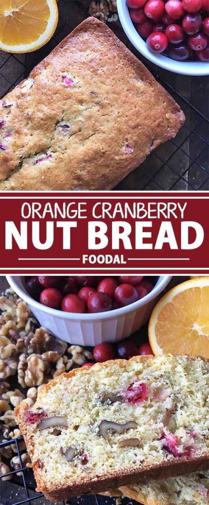 A delicious combination of sweet and tart, our homemade orange cranberry nut bread is the perfect treat to give as gifts during the holiday season. Flavored with orange juice and mixed with fresh cranberries and walnuts, you might as well attach the recipe for this, too – everyone will be asking for it! Bake it now on Foodal.