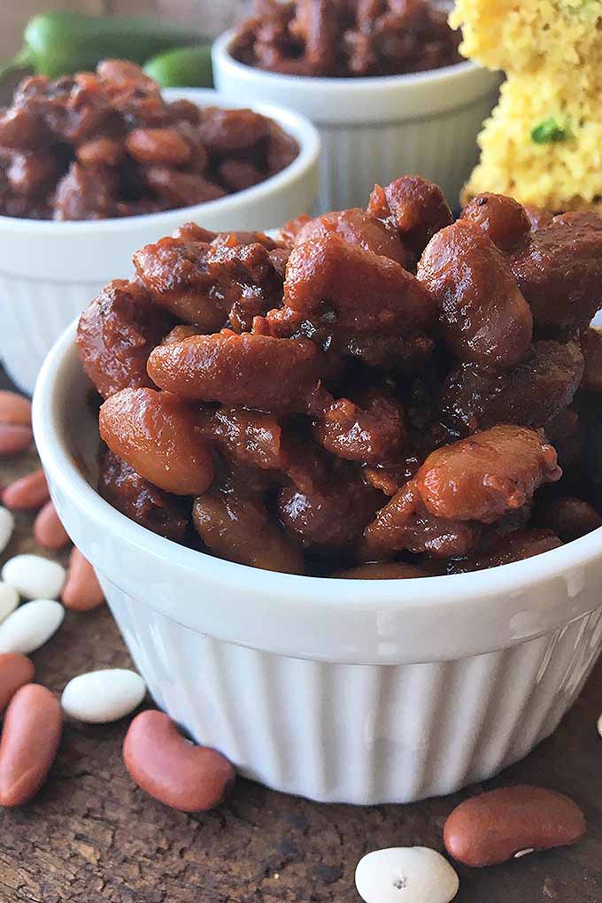 Love baked beans? Learn how to make them from scratch, using dried legumes and a sweet, sour, and savory sauce! We share the recipe: https://foodal.com/recipes/grains-and-legumes/slow-cooker-baked-beans/