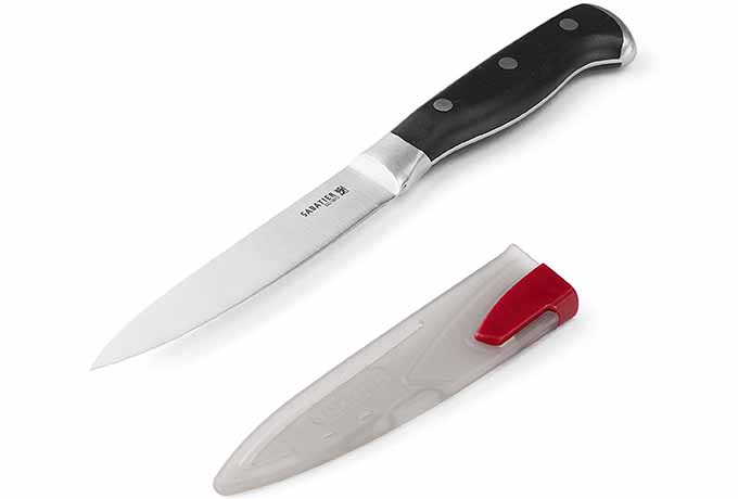  Sabatier Self-Sharpening Edgekeeper 10 Piece Forged German  Steel Knife Set… (Silver Steel): Home & Kitchen