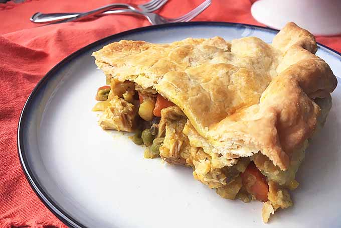 A Slice of Chicken and Vegetable Curry Pot Pie | Foodal.com