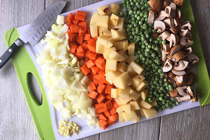 Prepping a Medley of Vegetables on a Cutting Board | Foodal.com