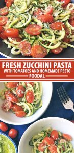 Zoodles with Cherry Tomatoes and Fresh Pesto | Foodal