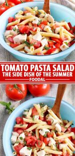 The Best Tomato Pasta Salad Recipe with Fresh Basil and Mozzarella | Foodal