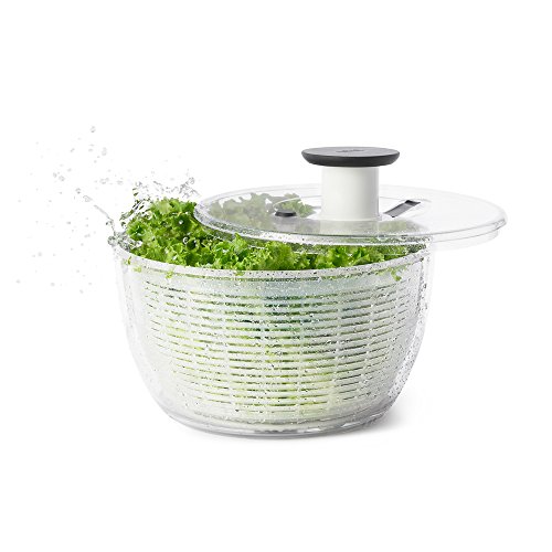 Starfrit Salad Spinner Salad Spinner Serving Dishwasher Safe GreenWhite -  Office Depot