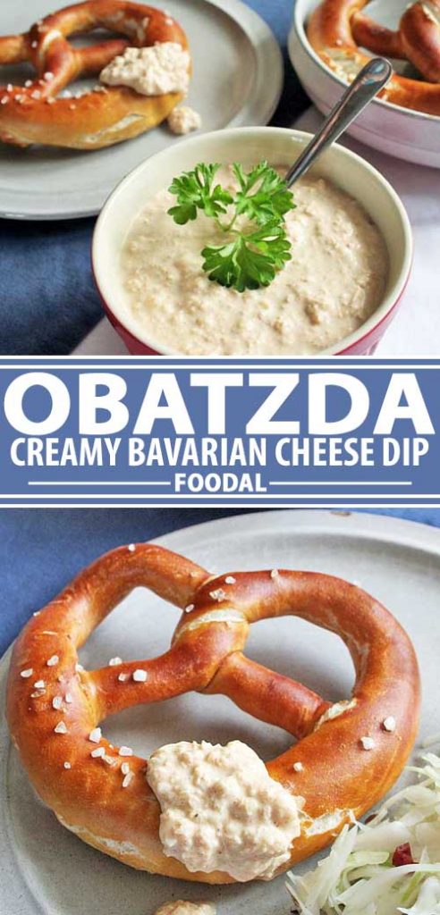 Need a tasty dip for gameday, movie night, or just for snacking? Try Obatzda! It's a Bavarian cheese dip that's perfect for dipping and as a sauce. Serve this tasty German fare with everything from leftovers that need a little sprucing up to an authentic Oktoberfest meal. Get the on Foodal now. #cheesedip #bavarian #germanfood #oktoberfest #foodal