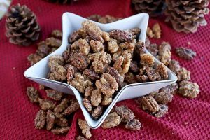 A Handful of Sugar and Spice Candied Nuts for Holiday Gatherings