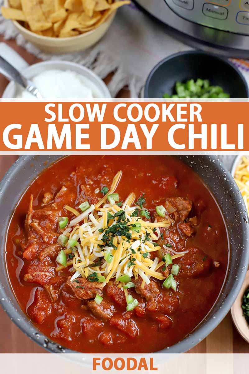 Root For The Home Team With Slow Cooker Game Day Chili Foodal