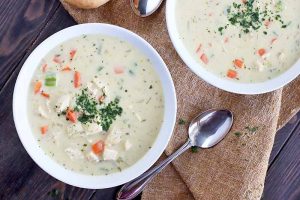 A Big Bowl of Comfort: Homemade Cream of Chicken Soup