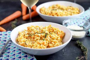 Homemade Carrot Risotto Goes with Everything