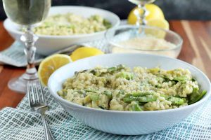 A Lemon Asparagus Risotto Recipe to Celebrate the Arrival of Spring