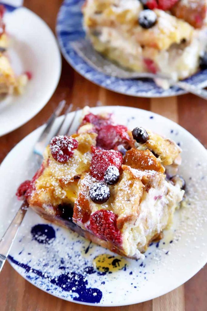 Berry Breakfast Bake Recipe with Cream Cheese and Fresh Fruit | Foodal