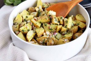 Skip the Cold Side Dishes and Make Warm Oil and Vinegar Potato Salad