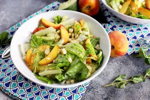 Peach and Corn Salad with Fresh Mint and Lime Brings a Bounty of Summer Goodness