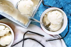 3-Ingredient Vanilla Bean Ice Cream: A Lighter Option That’s Creamy and Flavorful