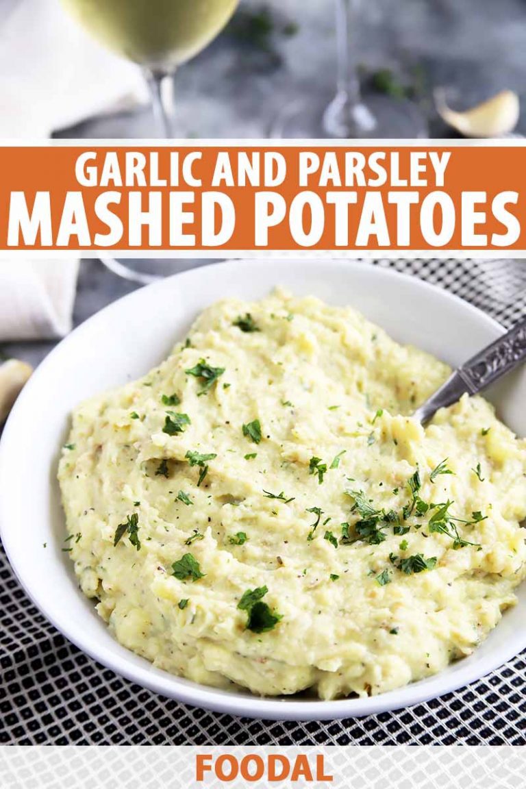Smooth and Creamy Garlic Parsley Mashed Potatoes | Foodal
