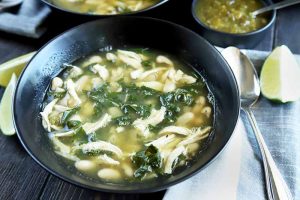 Simple Salsa Verde Chicken Soup