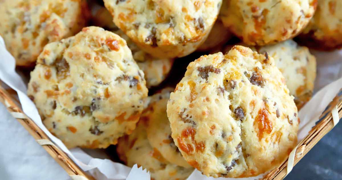 Easy Sausage Cheese Biscuits Recipe Foodal