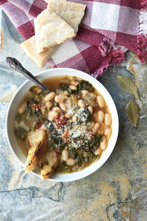 Cheap and Easy Italian-Style Beans and Greens Soup | Foodal