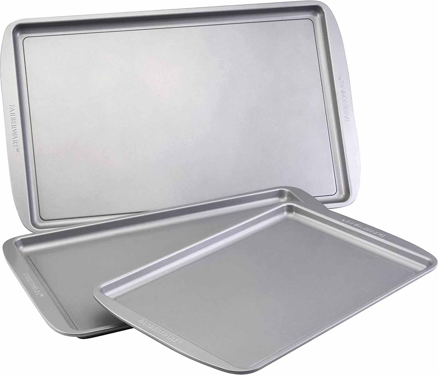 3 Piece Stainless Steel Baking Pan 12 x 10 x 1 inch 