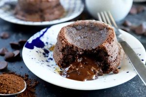 Warm Coffee-Infused Chocolate Cakes