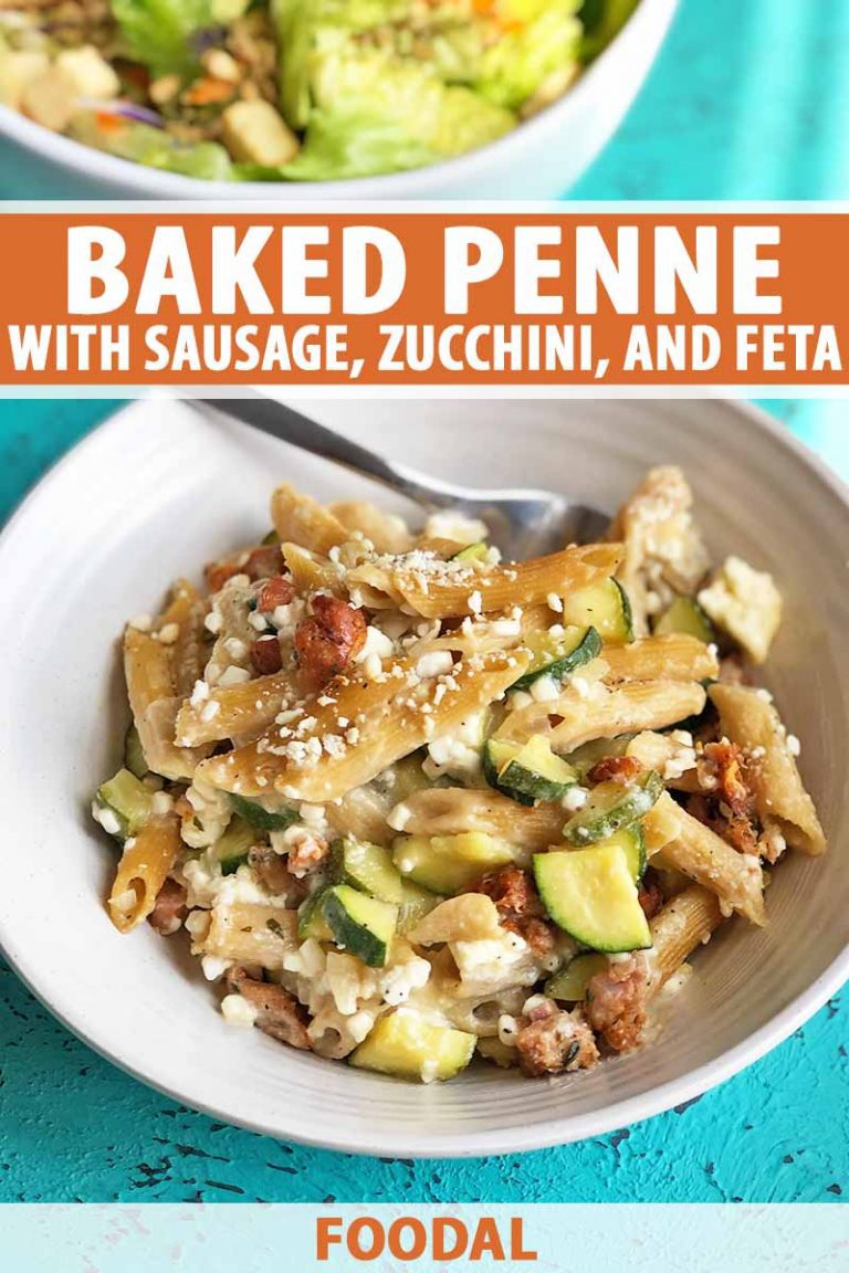 Baked Penne with Sausage, Zucchini, and Feta Recipe | Foodal