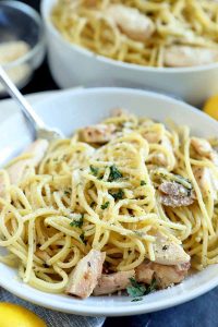 30-Minute Lemony Pasta With Grilled Chicken Recipe | Foodal