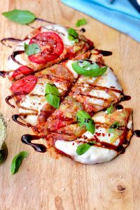 Grilled Caprese Naan Pizza Recipe | Foodal