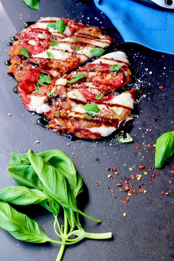 Grilled Caprese Naan Pizza Recipe | Foodal