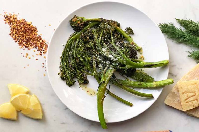 Roasted Broccolini with Chili, Lemon, and Dill Recipe | Foodal