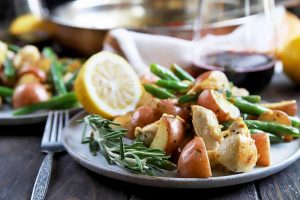 30-Minute One-Pan Tuscan Chicken and Vegetables