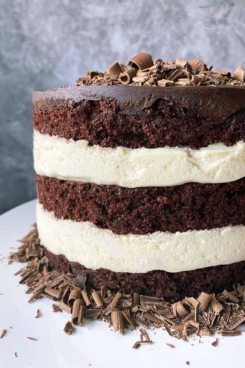 Chocolate Cake With Bavarian Cream Filling Foodal