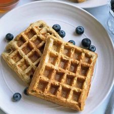 Super Easy Spelt Waffles Made With Fresh Milled Flour