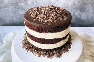 Sublime Chocolate Cake With Bavarian Cream Filling