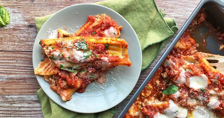 Baked Manicotti Recipe | Foodal