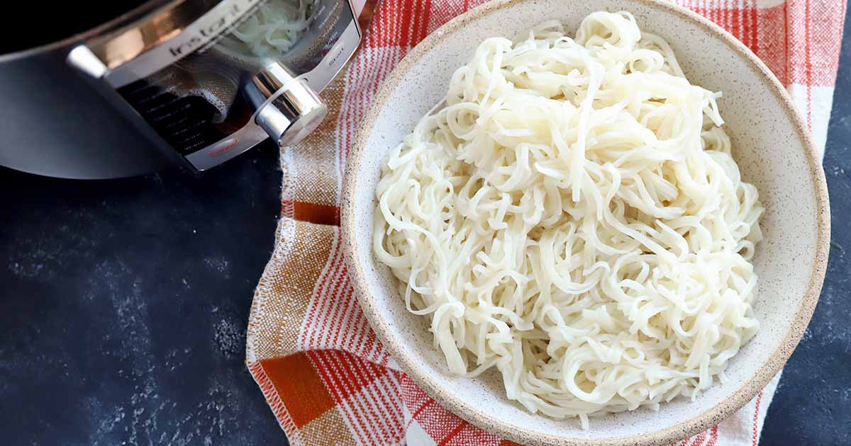 Easy Pressure Cooker Rice Noodles 