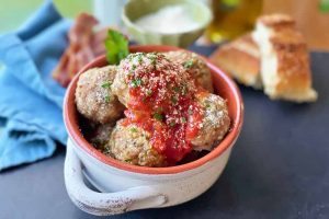 Gluten-Free Turkey and Bacon Meatballs