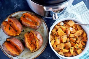 How to Cook Sweet Potatoes in the Electric Pressure Cooker