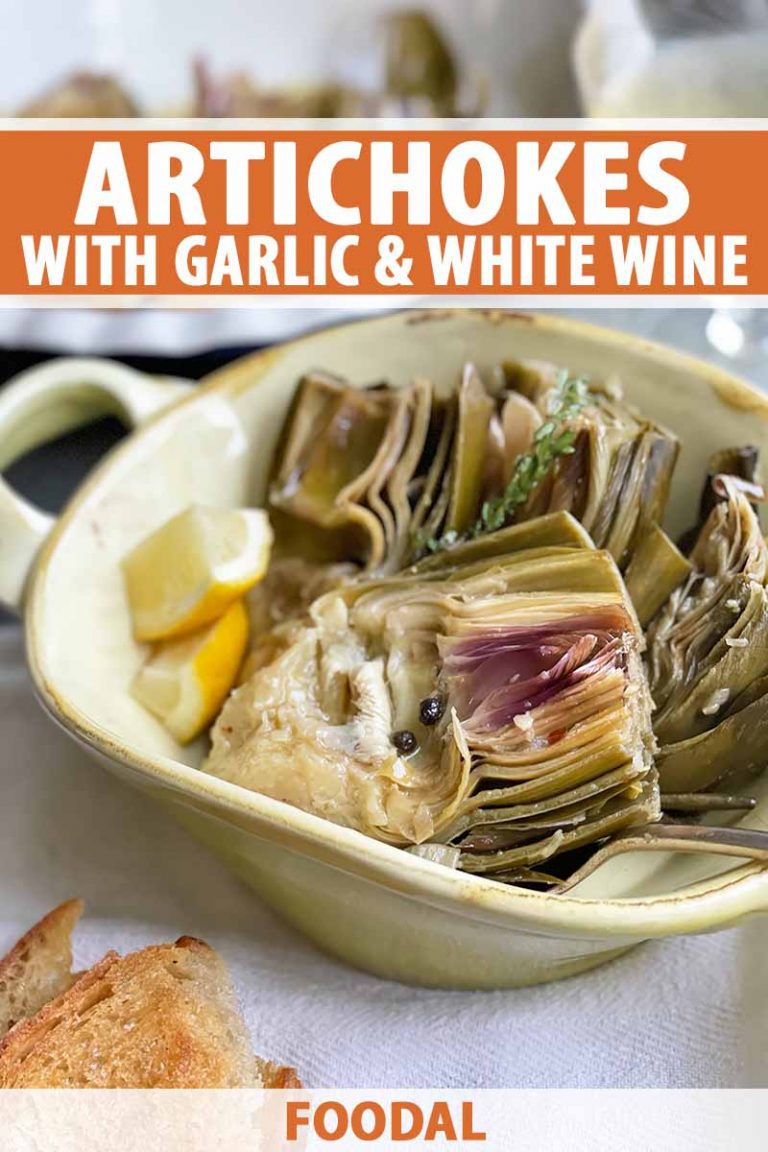 Artichokes Slow-Cooked in Garlic and White Wine Recipe | Foodal