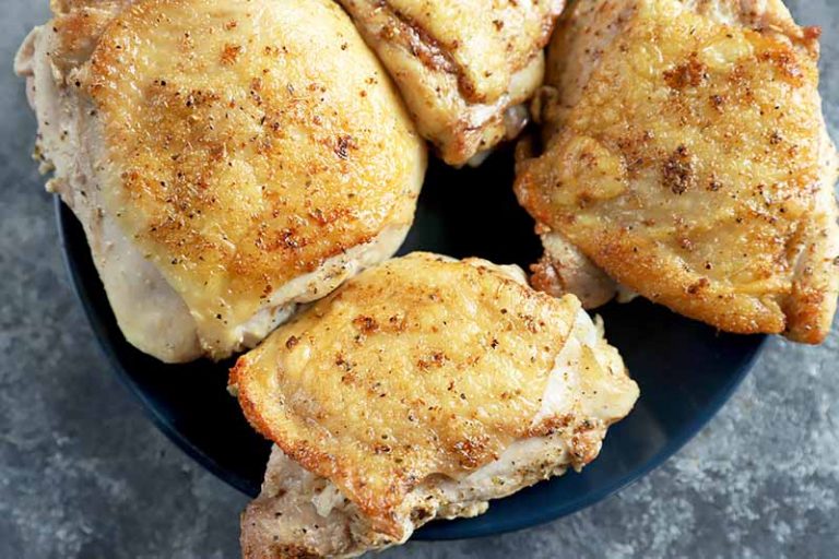How to Cook Bone-In Chicken Thighs in the Pressure Cooker | Foodal