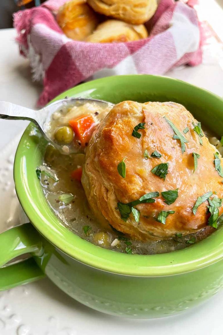 Chicken Stew With Biscuits Recipe Foodal